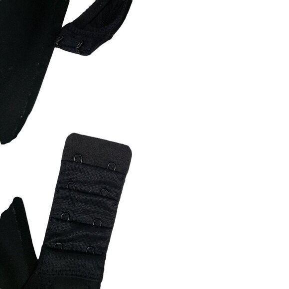 Cacique‎ Bra Simply Wire Free Plunge Women's Size 34C Black - Picture 6 of 9